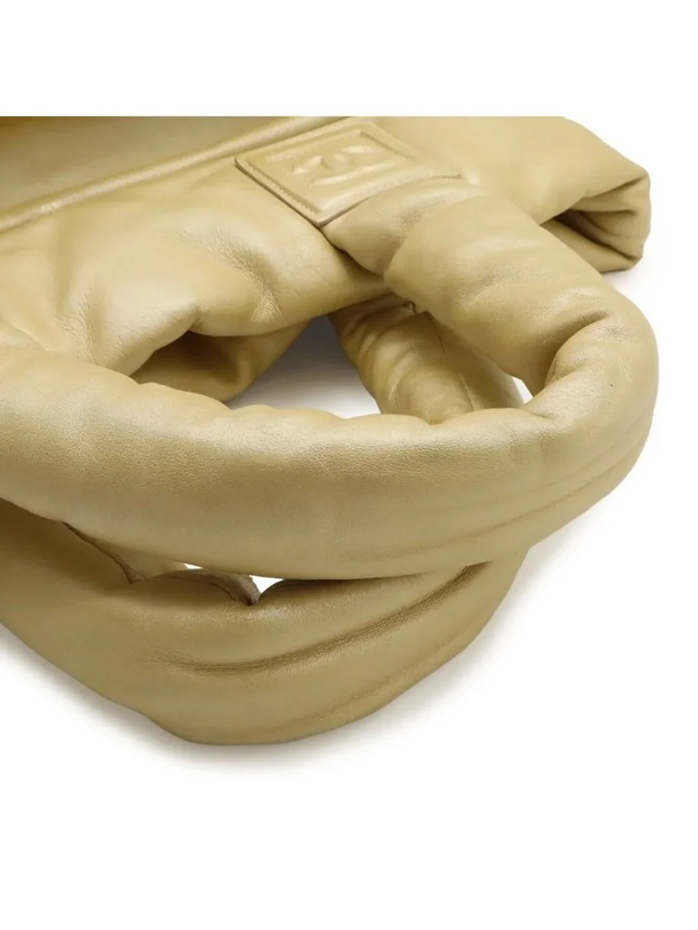 Chanel Coco Cocoon Small Tote Nylon Leather Gold